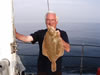 Len with his near 4lb Plaice.