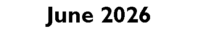 Text Box: June 2026