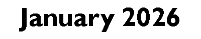 Text Box: January 2026